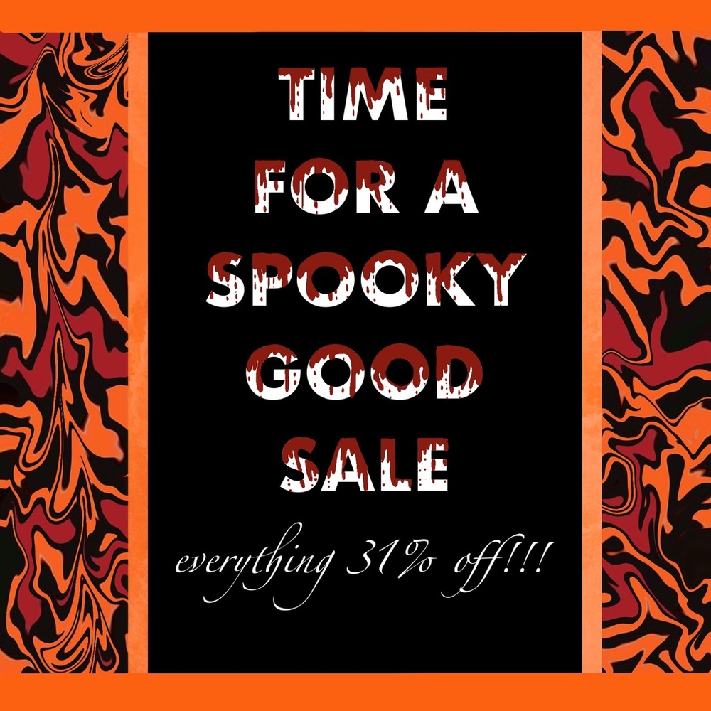 TIME FOR A SPOOKY GOOD SALE👻🎃👻